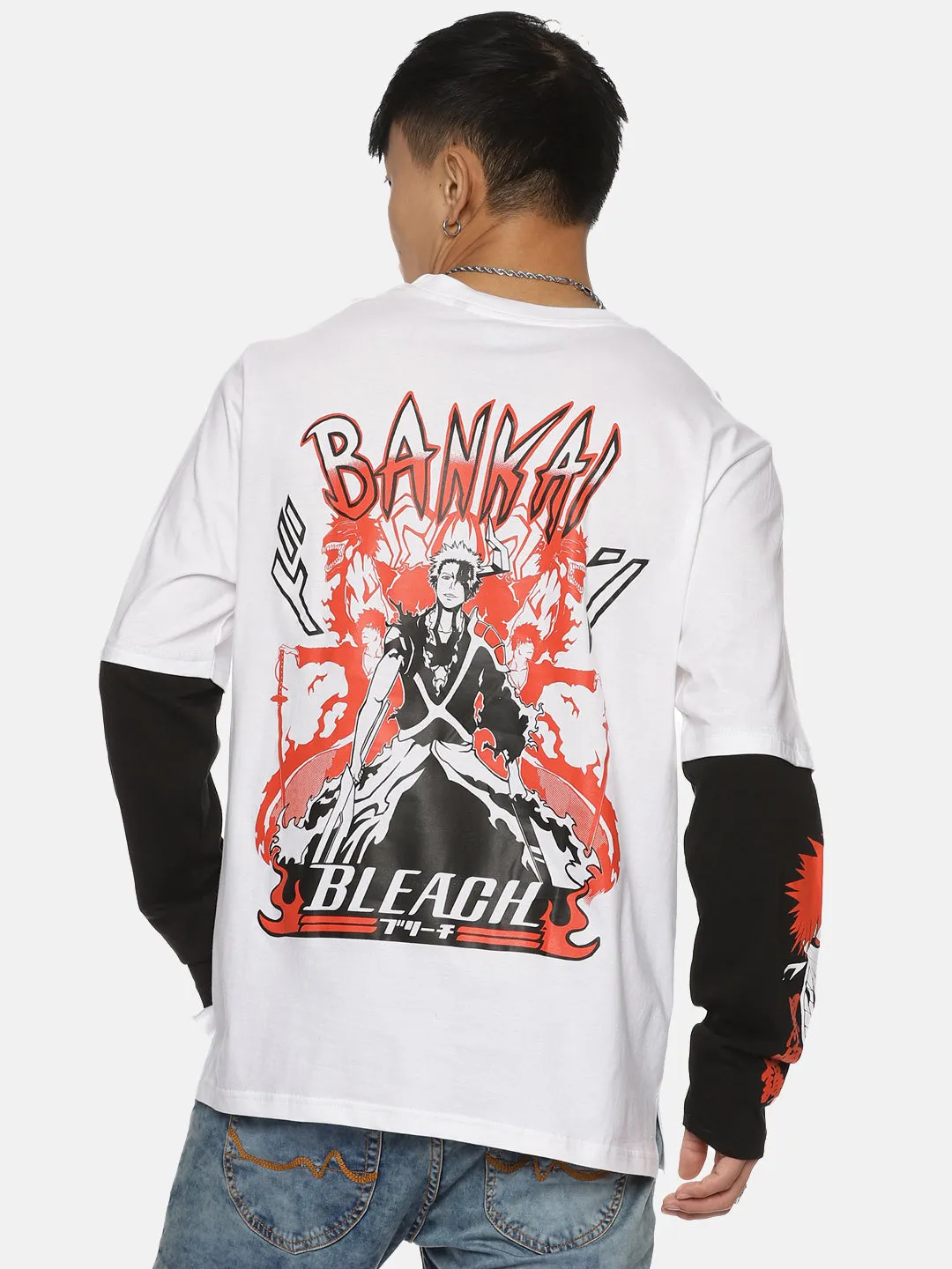 Bankai Full Sleeve Oversized Anime T-shirt