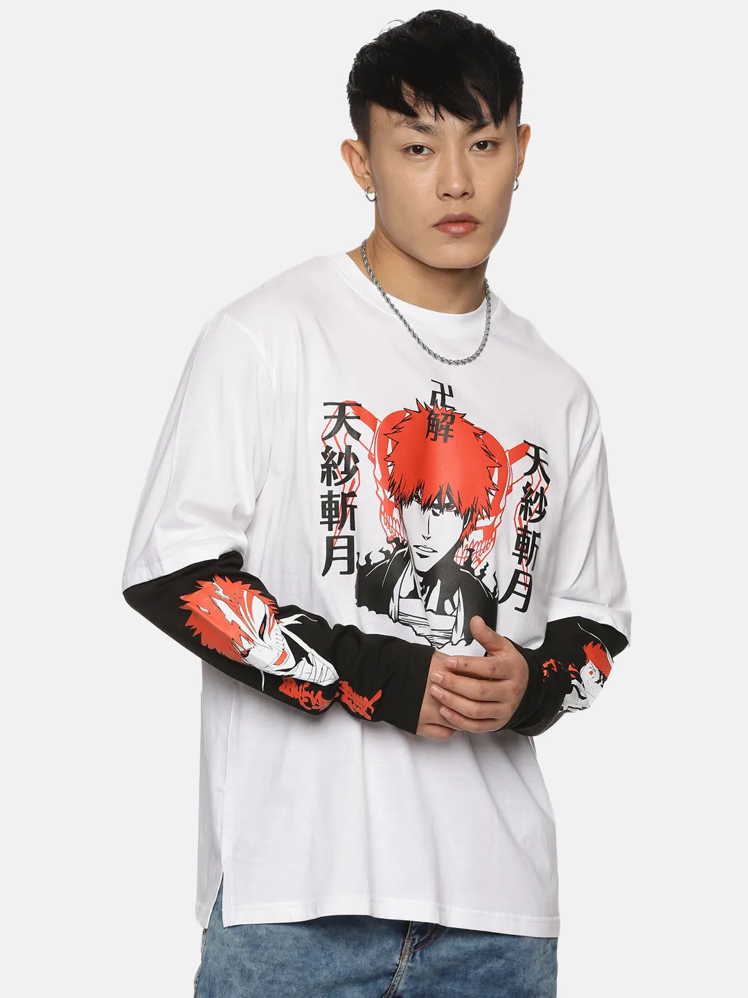 Bankai Full Sleeve Oversized Anime T-shirt