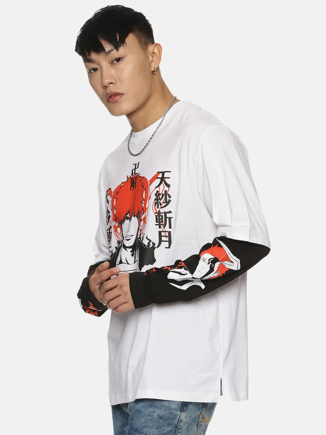Bankai Full Sleeve Oversized Anime T-shirt
