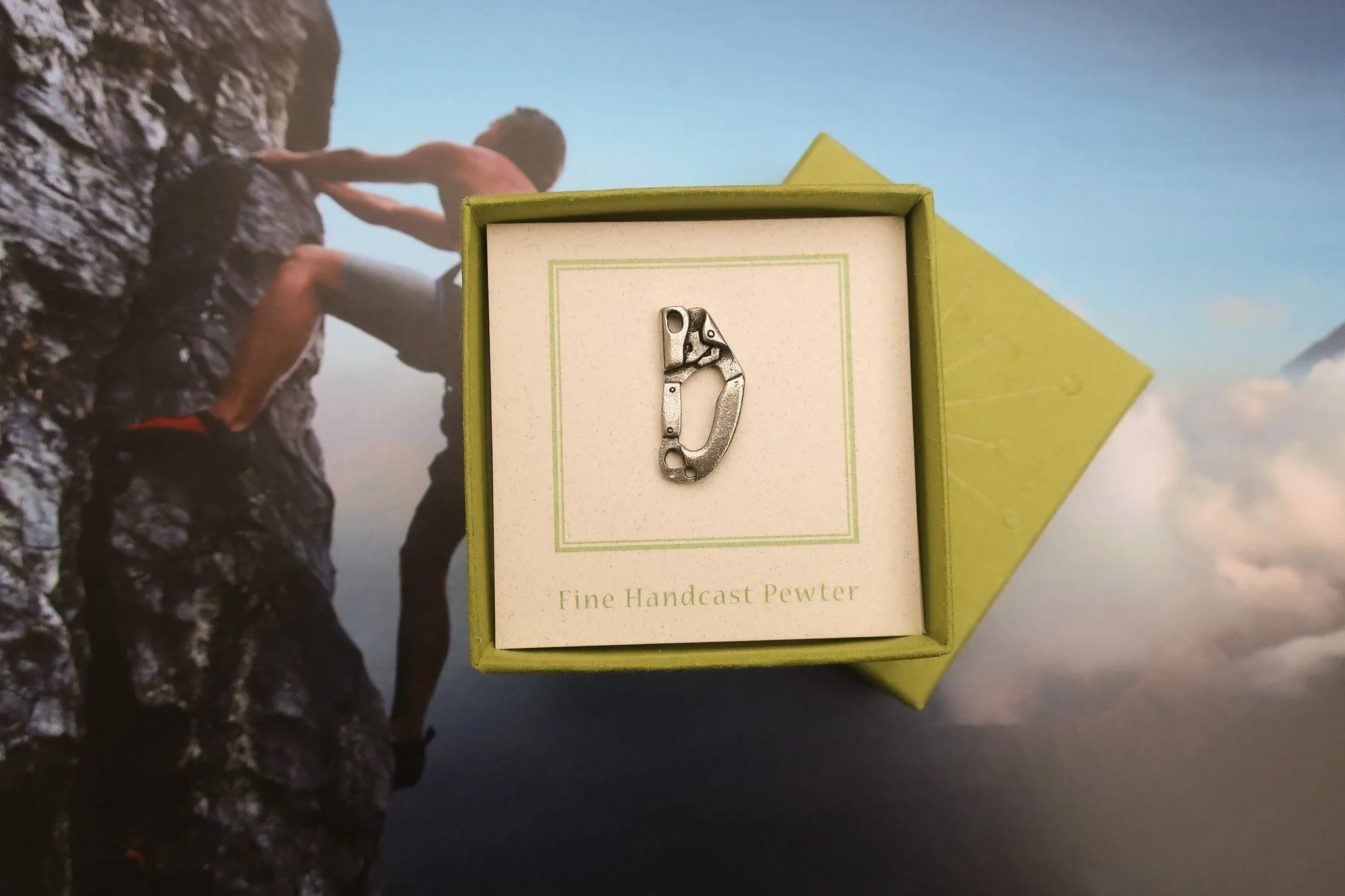 Climbing Ascender Lapel Pin