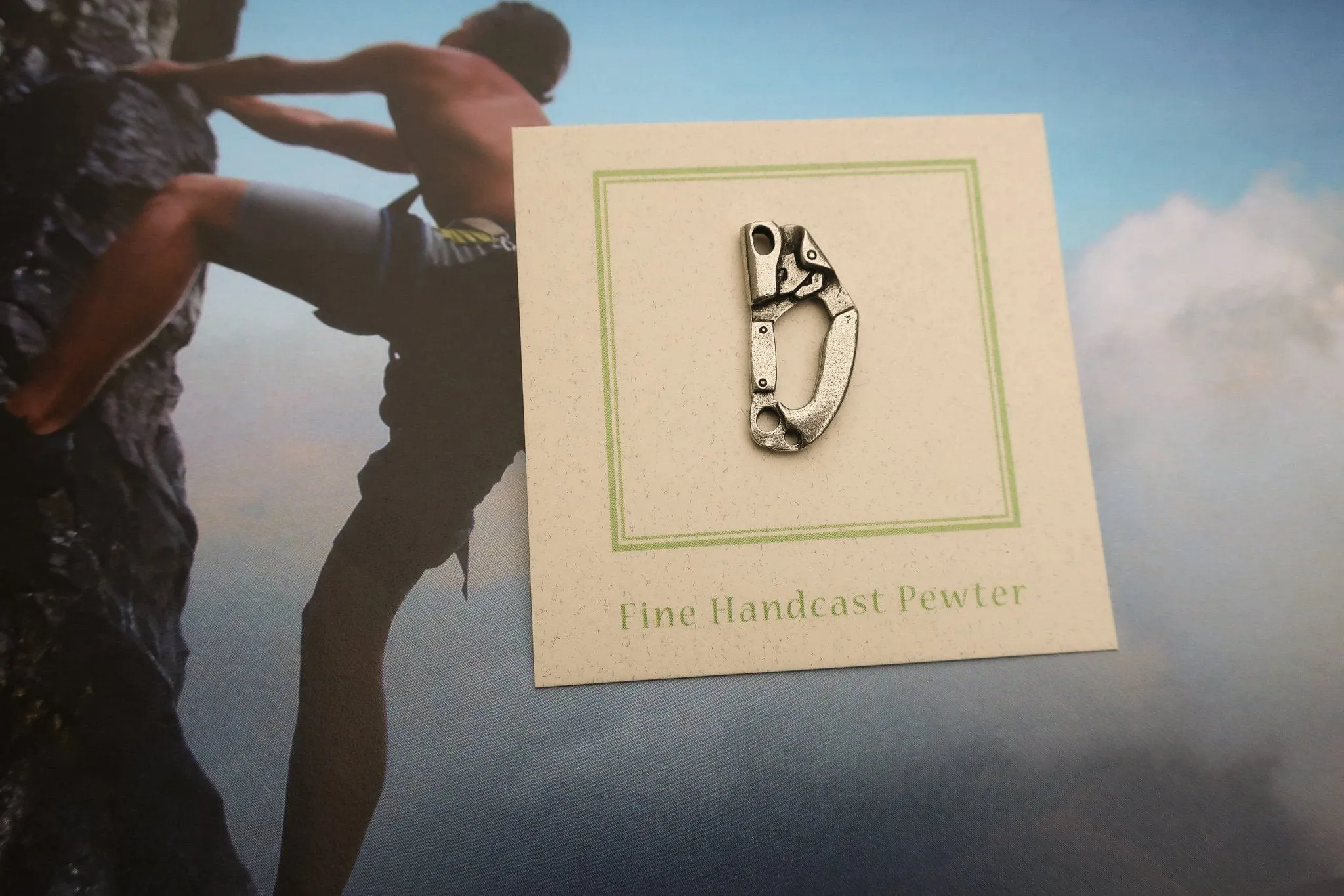 Climbing Ascender Lapel Pin