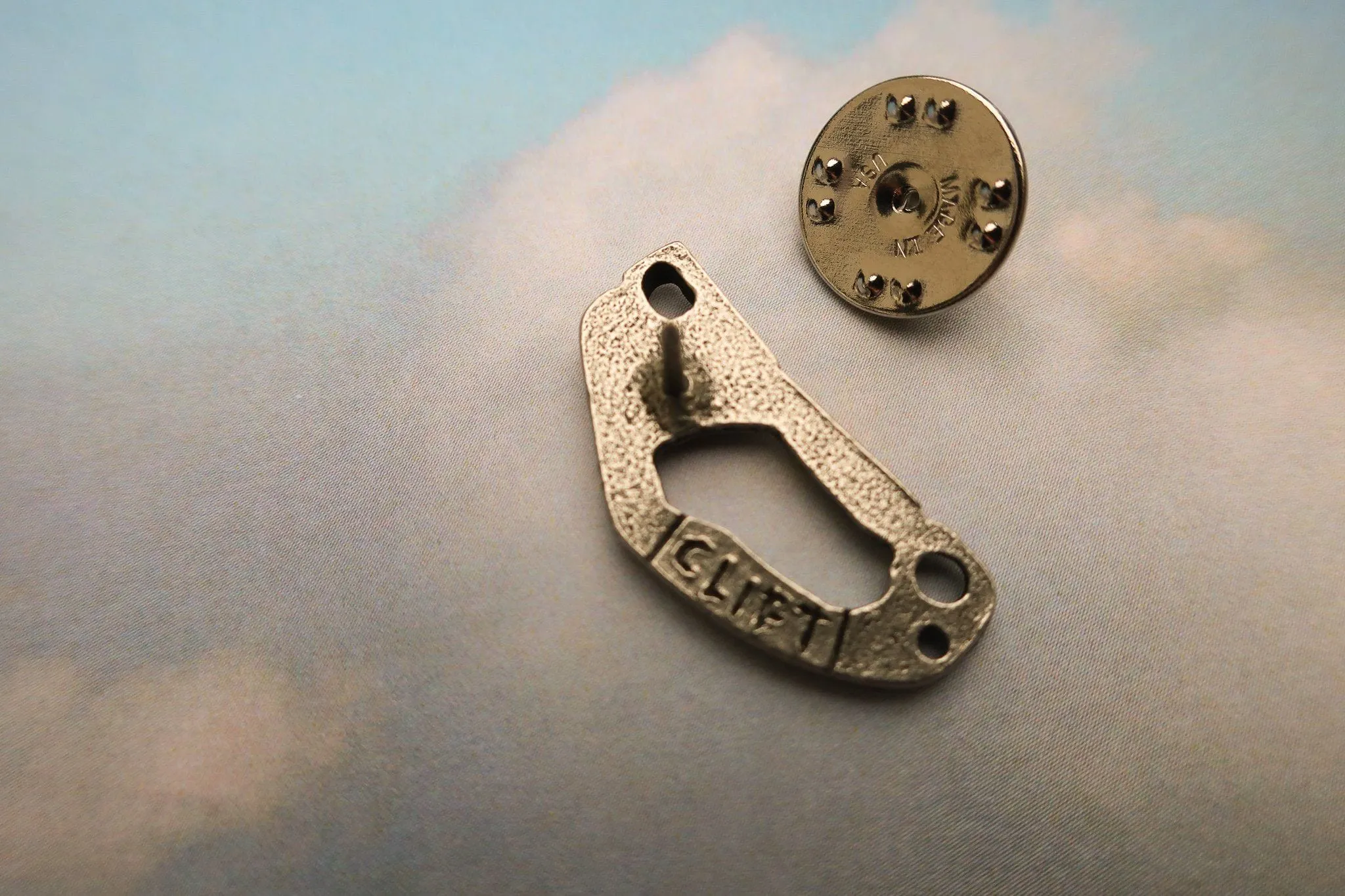 Climbing Ascender Lapel Pin
