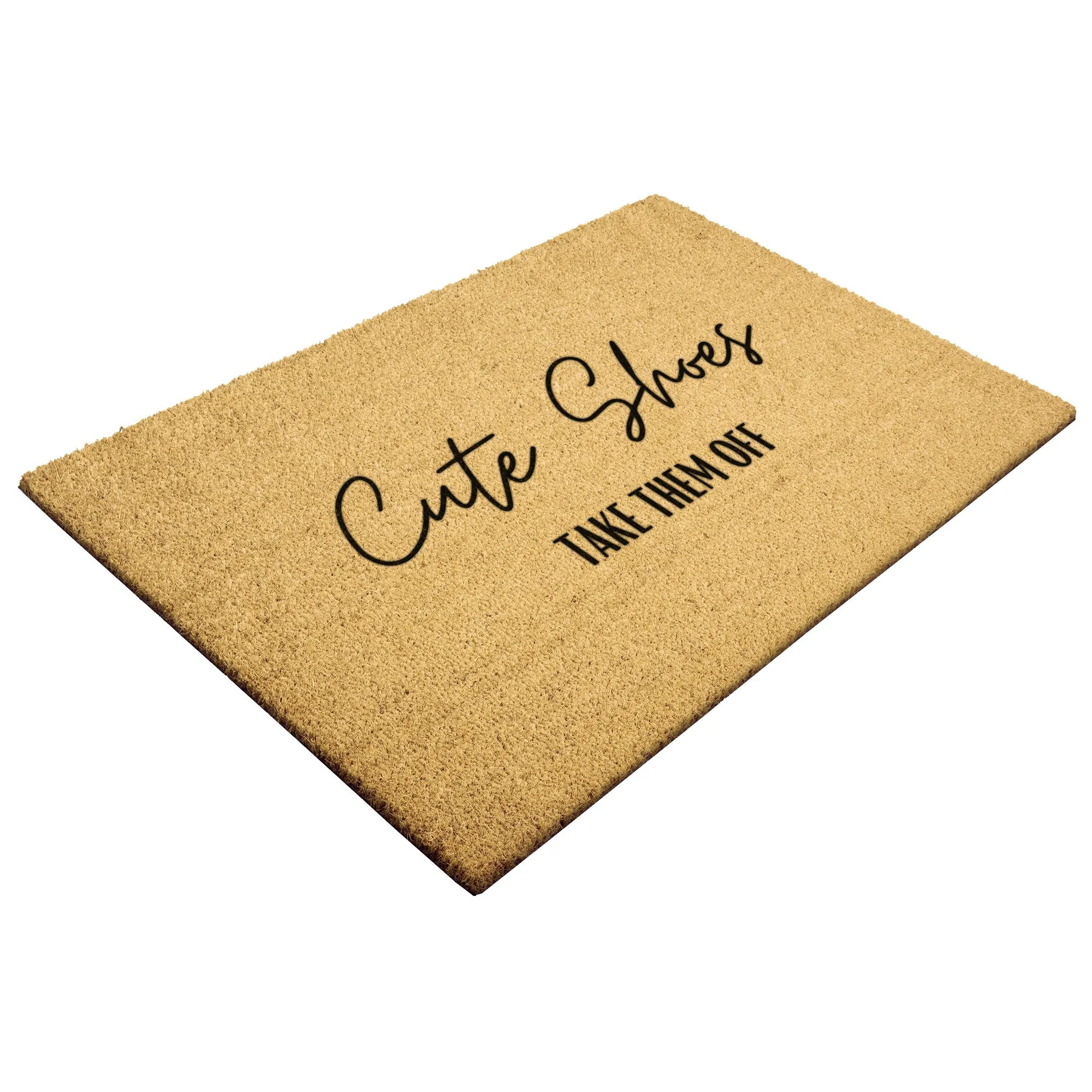 Funny Doormat Heavy Duty Welcome Mat, Take off Shoes