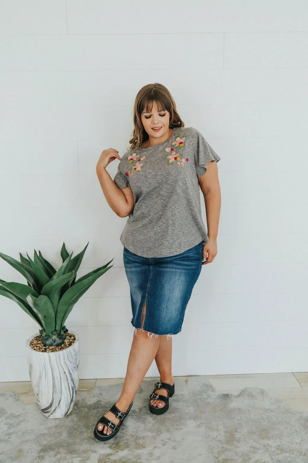 Get It Girl Denim Skirt