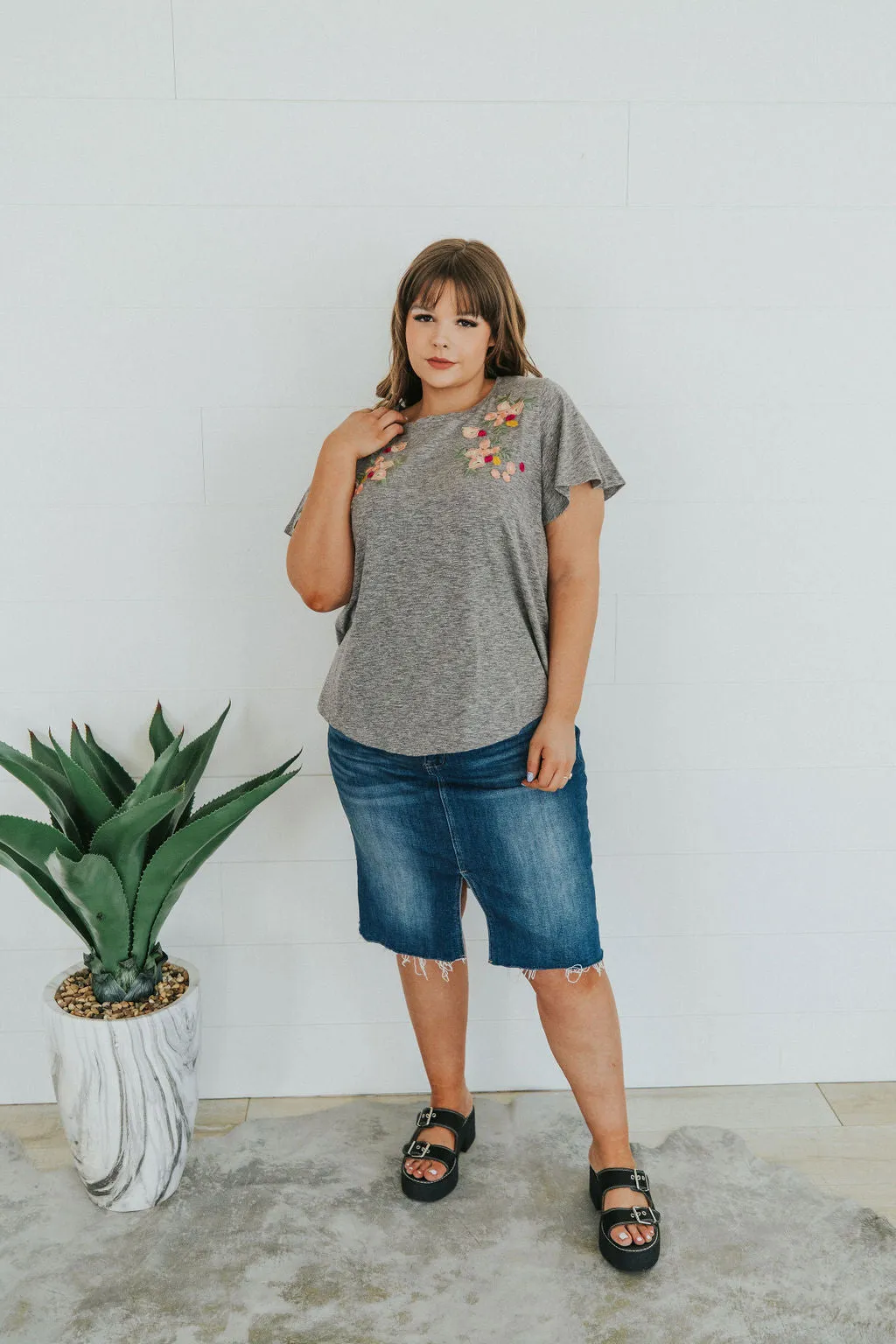 Get It Girl Denim Skirt