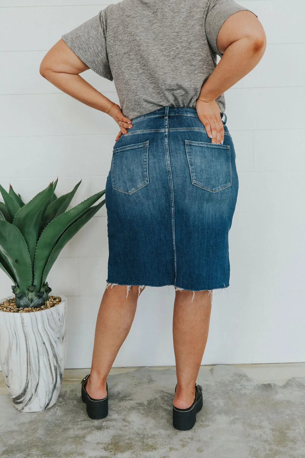 Get It Girl Denim Skirt