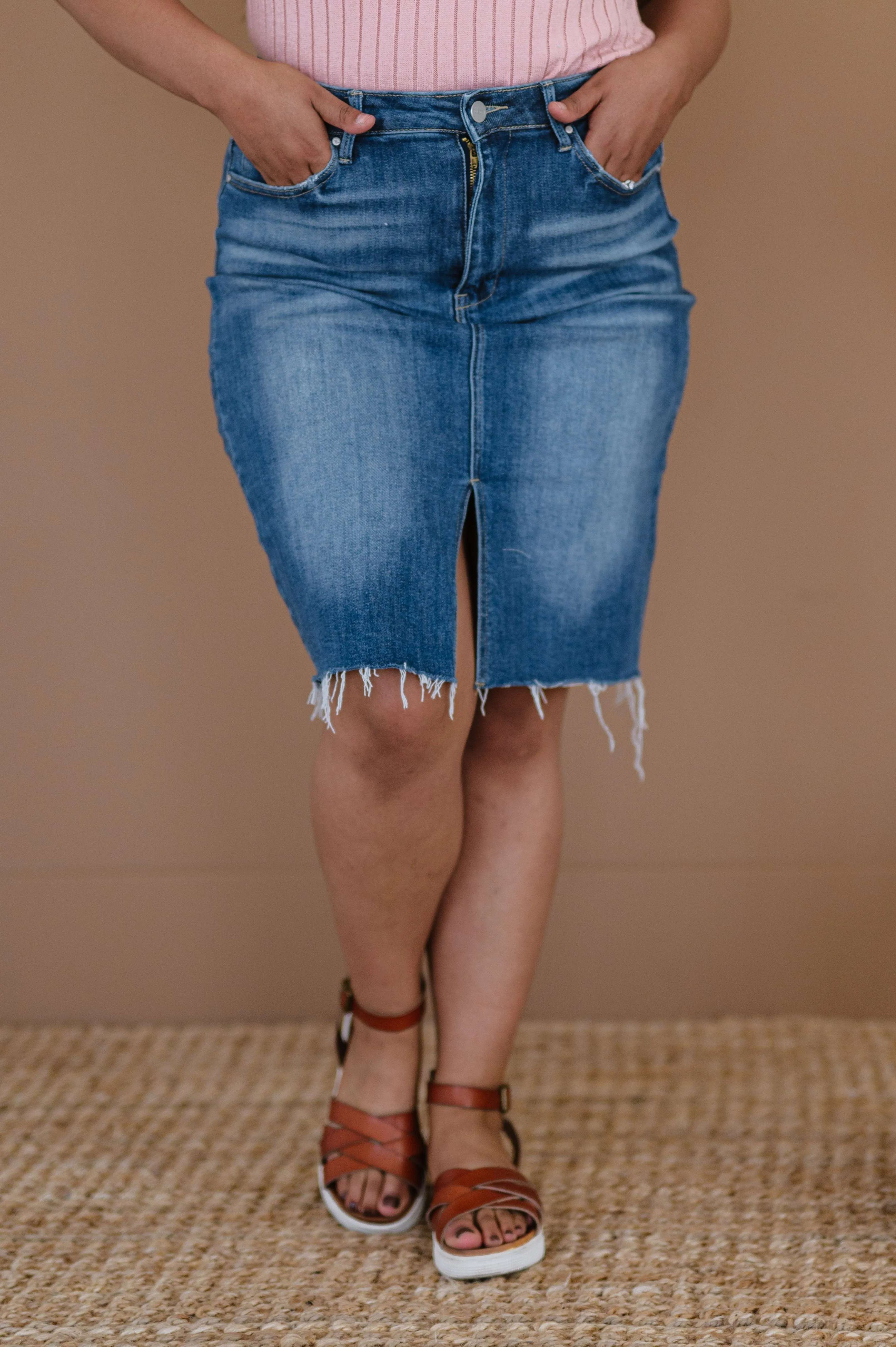 Get It Girl Denim Skirt