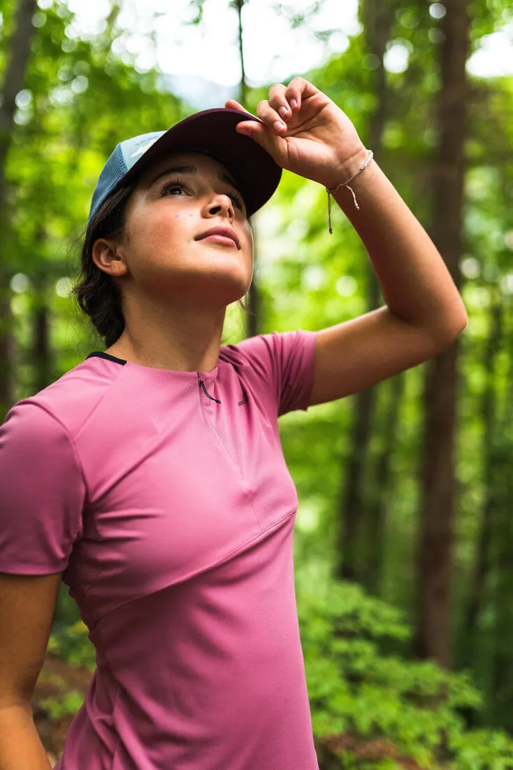 Kids’ Hiking T-Shirt - MH550 Ages 7-15 - Pink