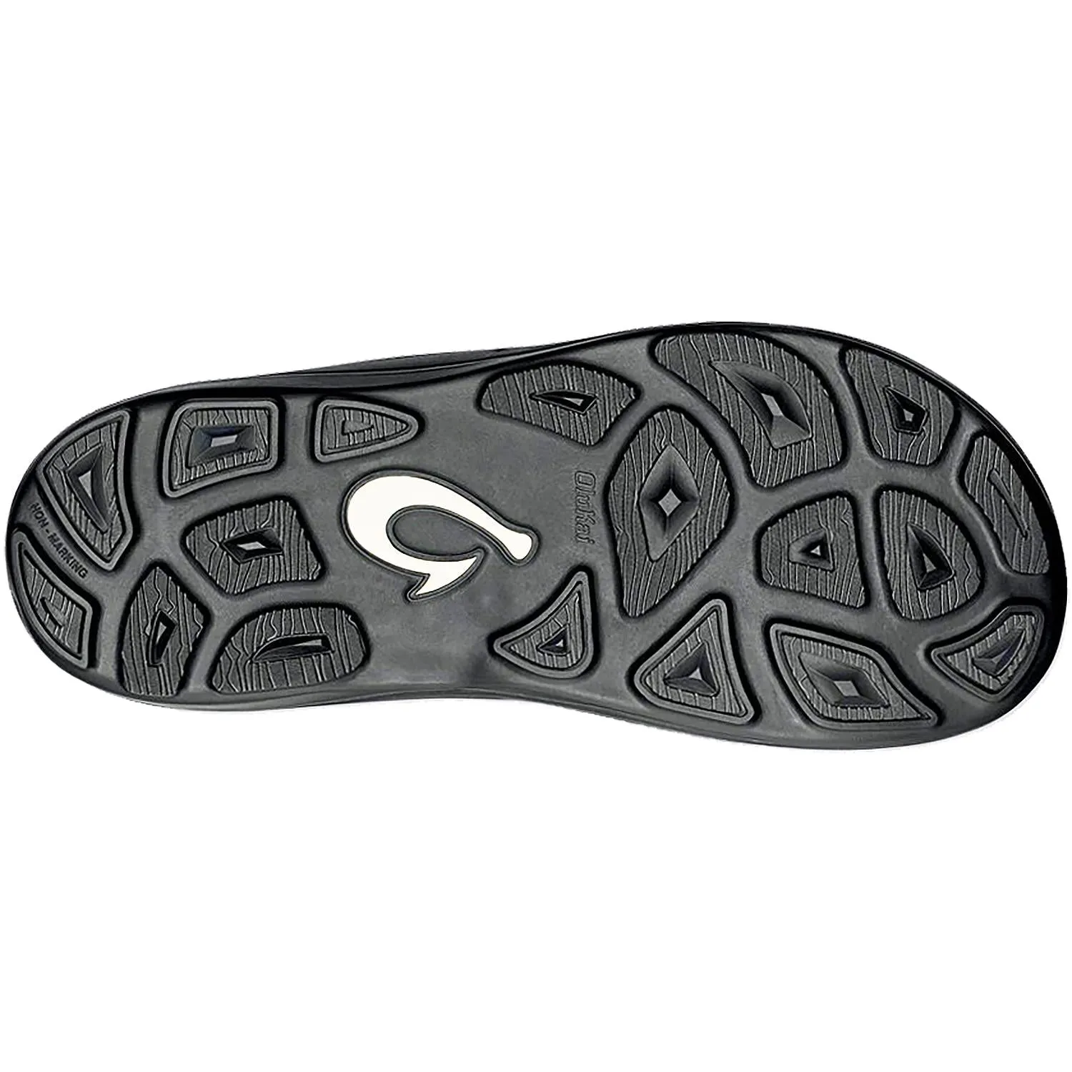 Men's OluKai Kipi Black Synthetic