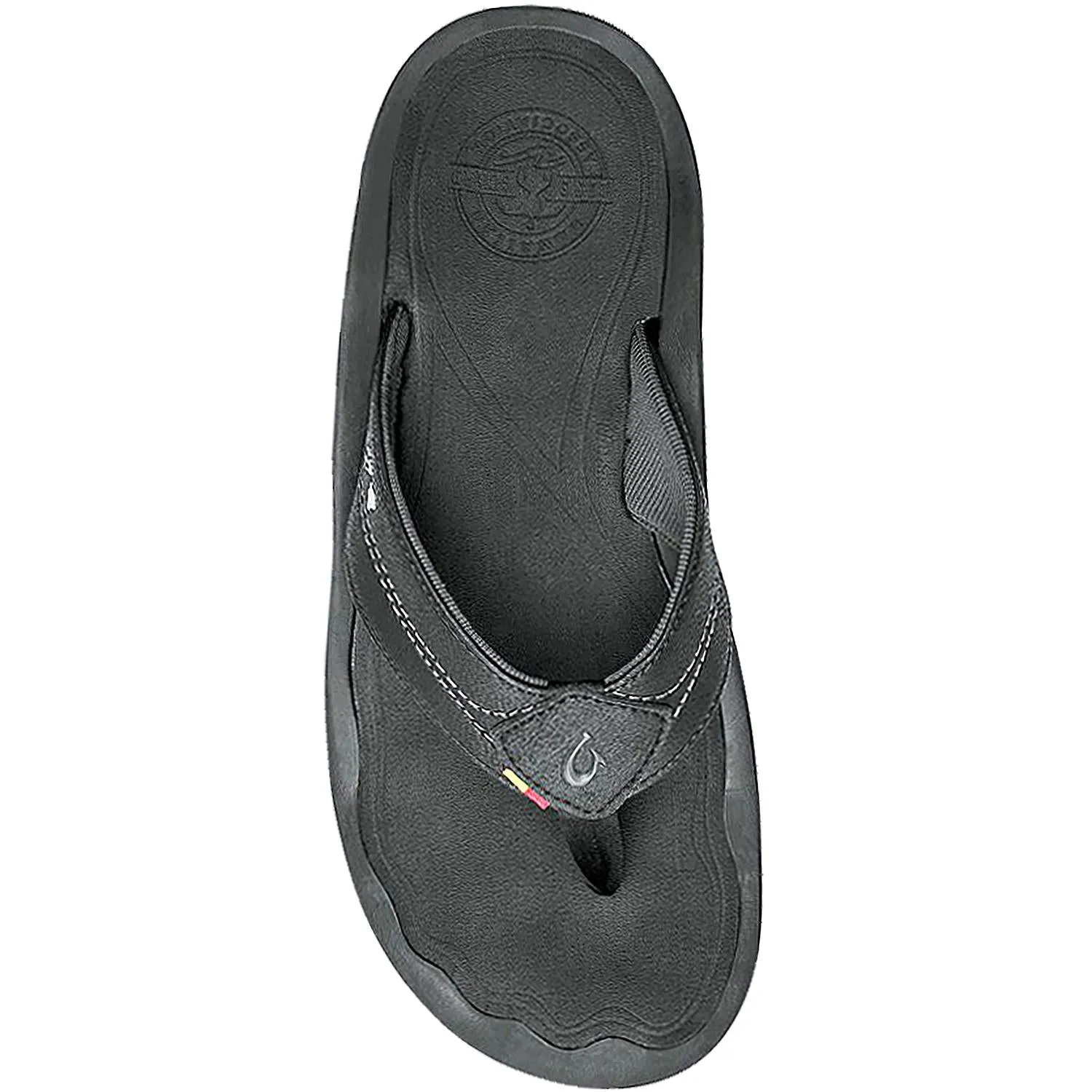 Men's OluKai Kipi Black Synthetic