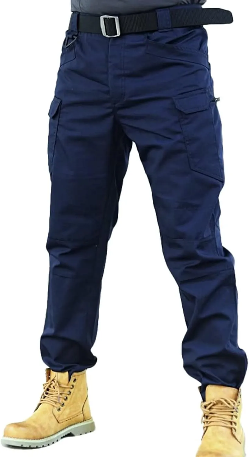 Men's Tactical Trousers,Ripstop Cargo Trousers,Hiking Work Pants,Outdoor Combat Pants Waterproof