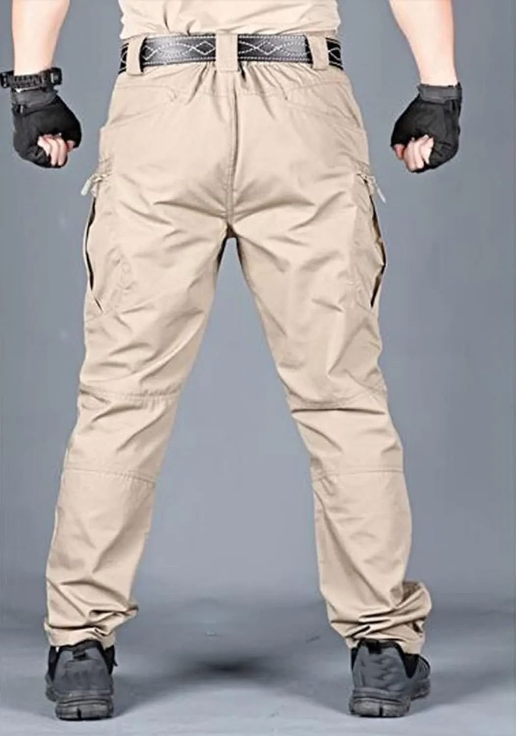 Men's Tactical Trousers,Ripstop Cargo Trousers,Hiking Work Pants,Outdoor Combat Pants Waterproof
