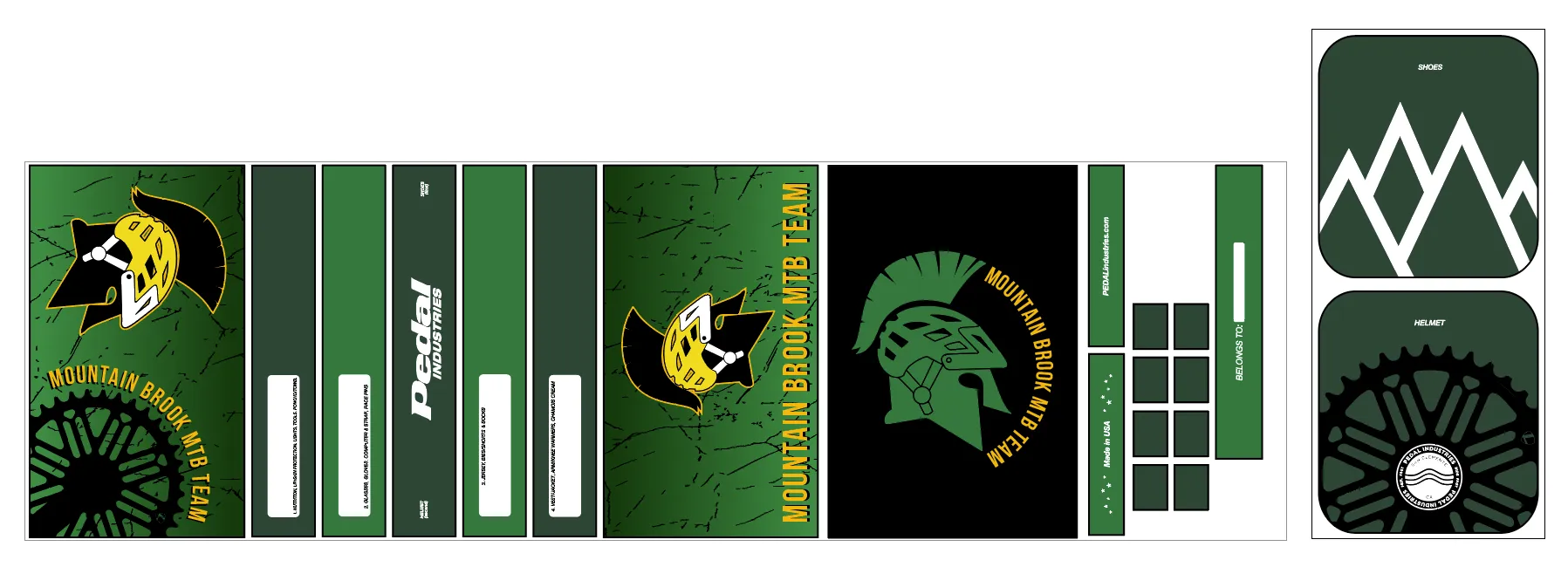 Mountain Brook MTB Team 2022 RACEDAY BAG™ Green