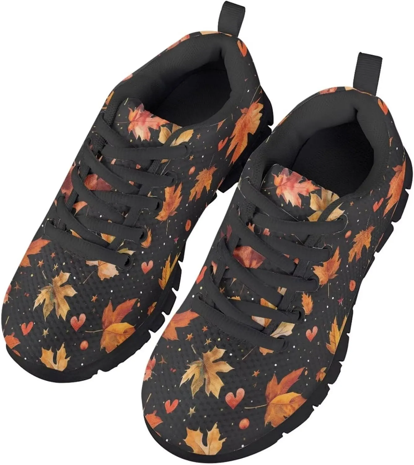 Mumeson Sneakers for Kids,Platform Lace Up Shoes Breathable Mesh Sneaker Outdoor Walking Climbing Hiking Sports 28-36