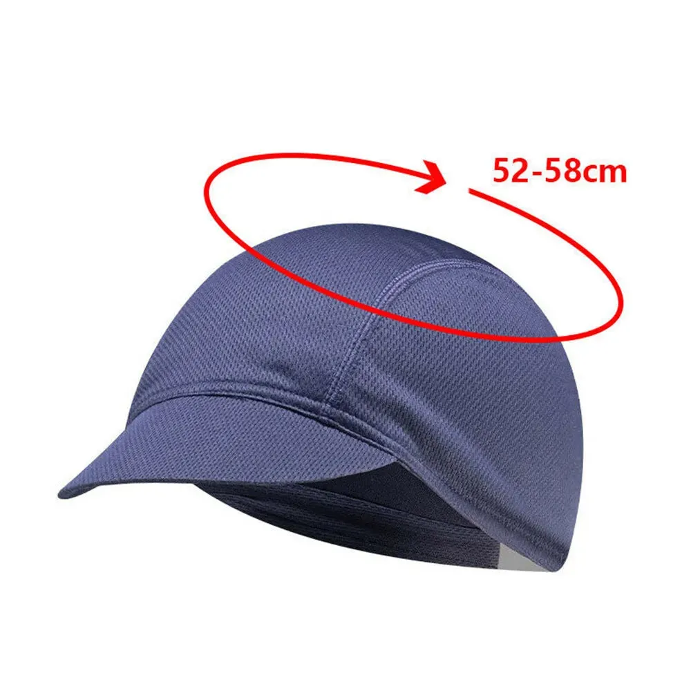 Outdoor Portable Dustproof Quick-Drying  Breathable Bicycle Riding Cap Summer Elastic Cycling Hat Mesh Fabrics