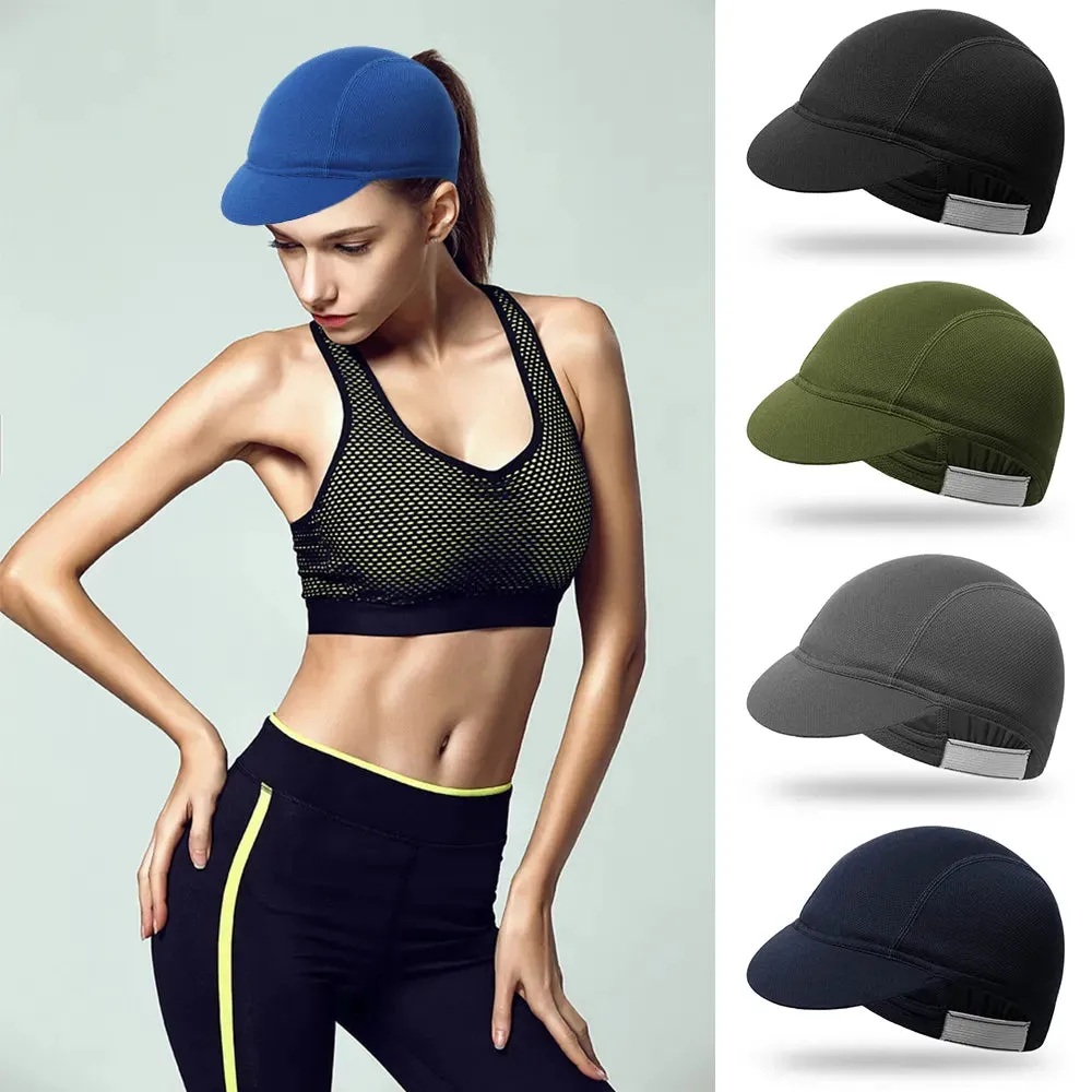 Outdoor Portable Dustproof Quick-Drying  Breathable Bicycle Riding Cap Summer Elastic Cycling Hat Mesh Fabrics