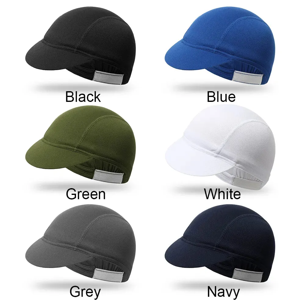 Outdoor Portable Dustproof Quick-Drying  Breathable Bicycle Riding Cap Summer Elastic Cycling Hat Mesh Fabrics