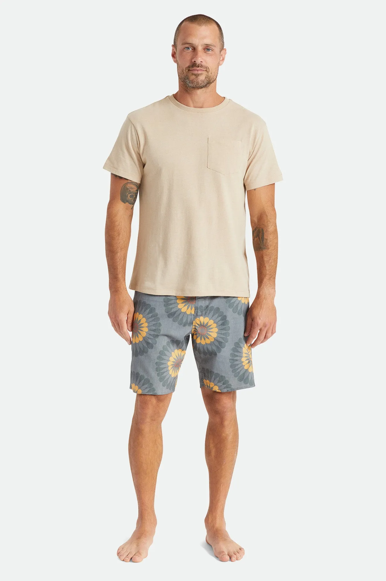 Temple Trunk - Pebble/Sun Floral