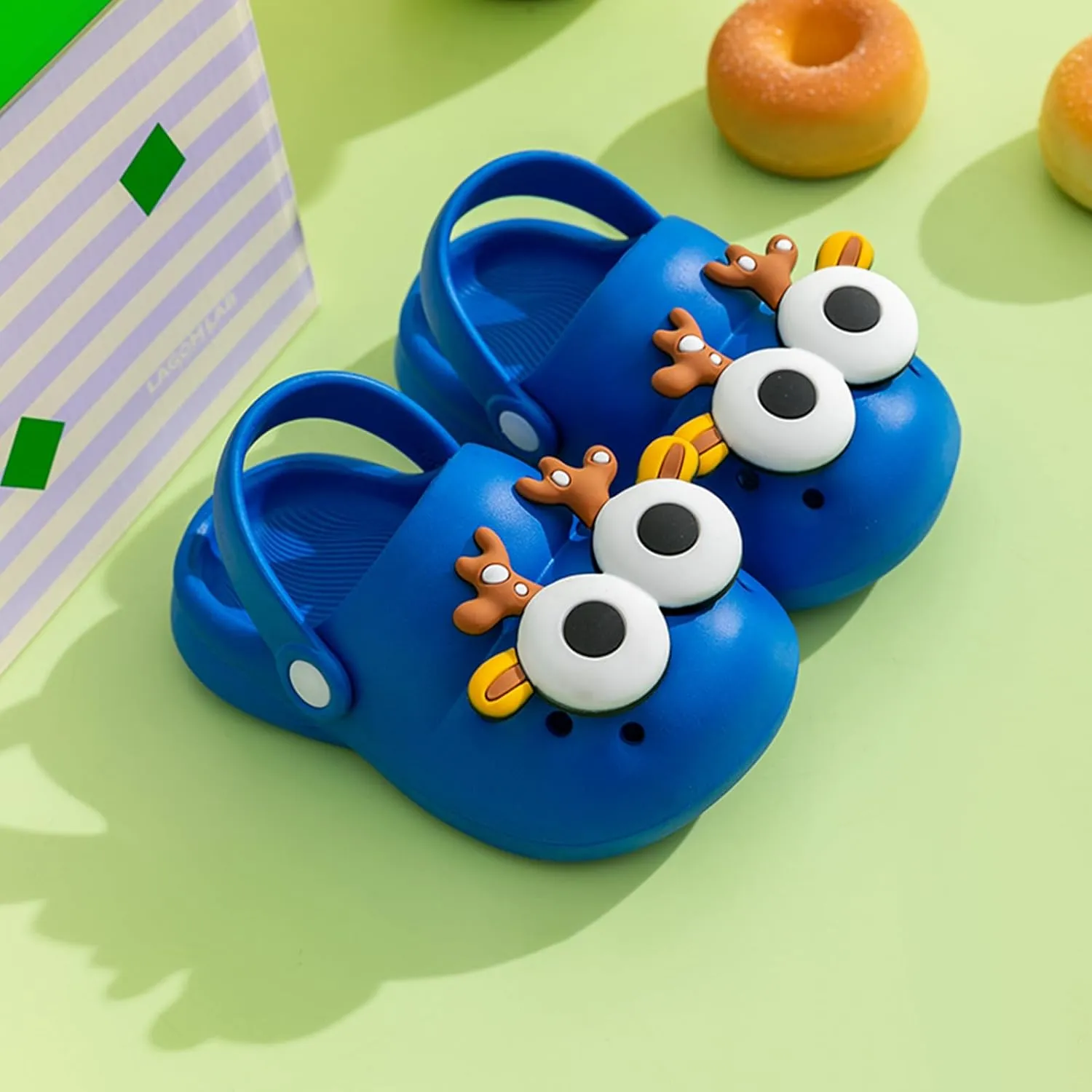 Toddler Little Girls Boys Clogs Cute Cartoon Garden Water Summer Sandals for Kids Slip-on Slides Slippers Indoor Outdoor Beach Pool Shoes